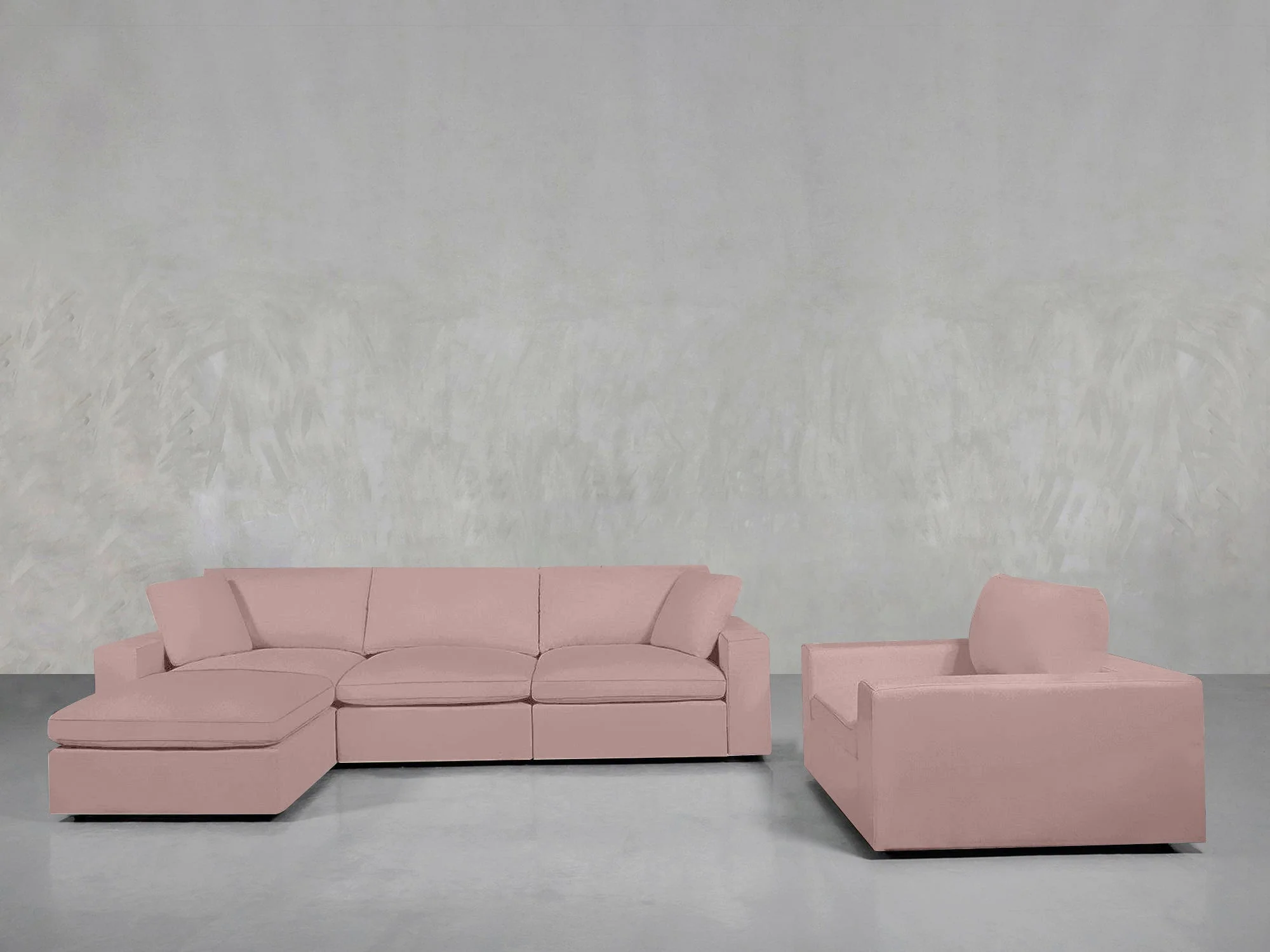 4-1 Sectional & Armchair Set - Image 157