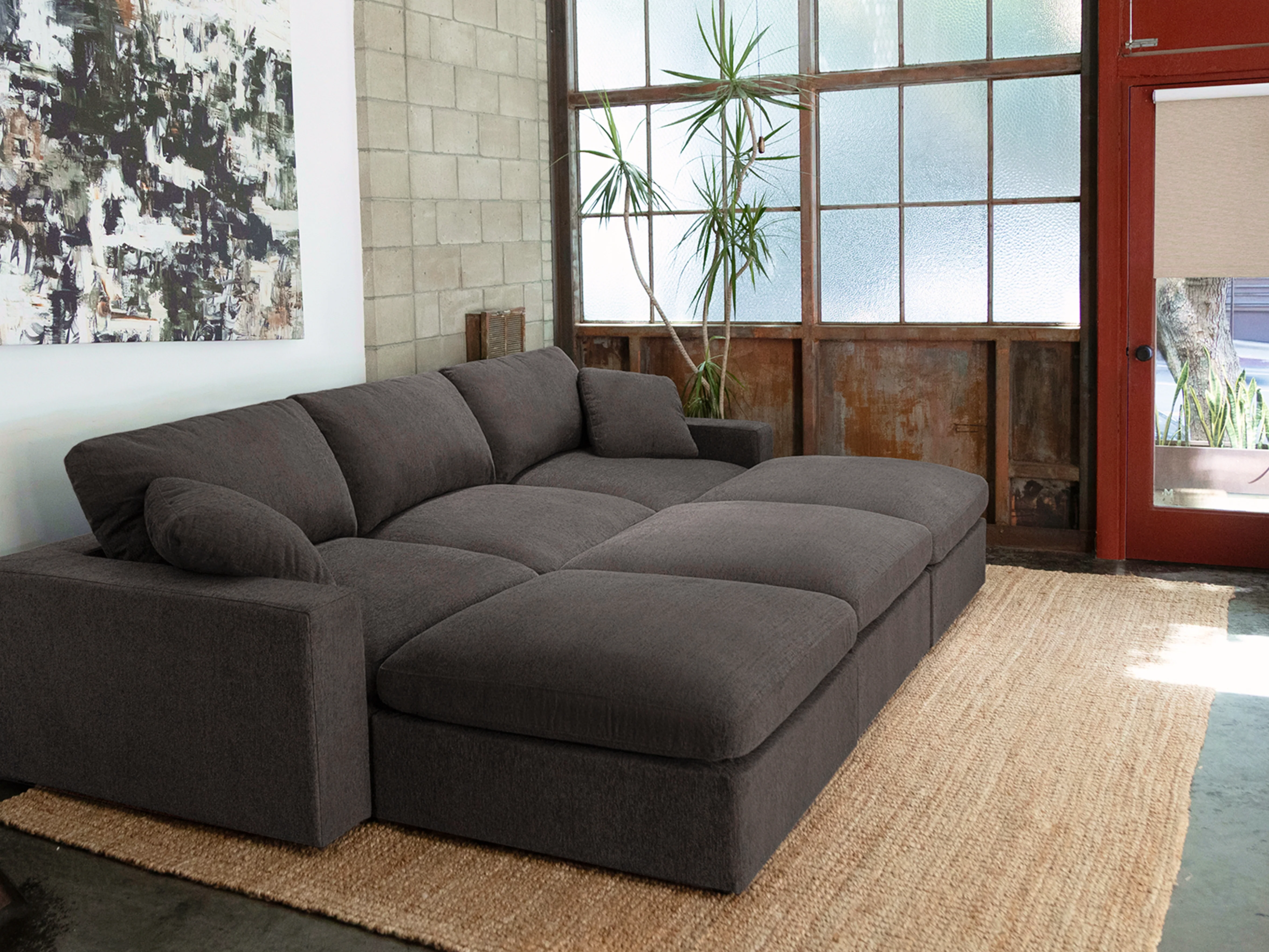 3-Seat Modular Lounger Sofa - Image 103