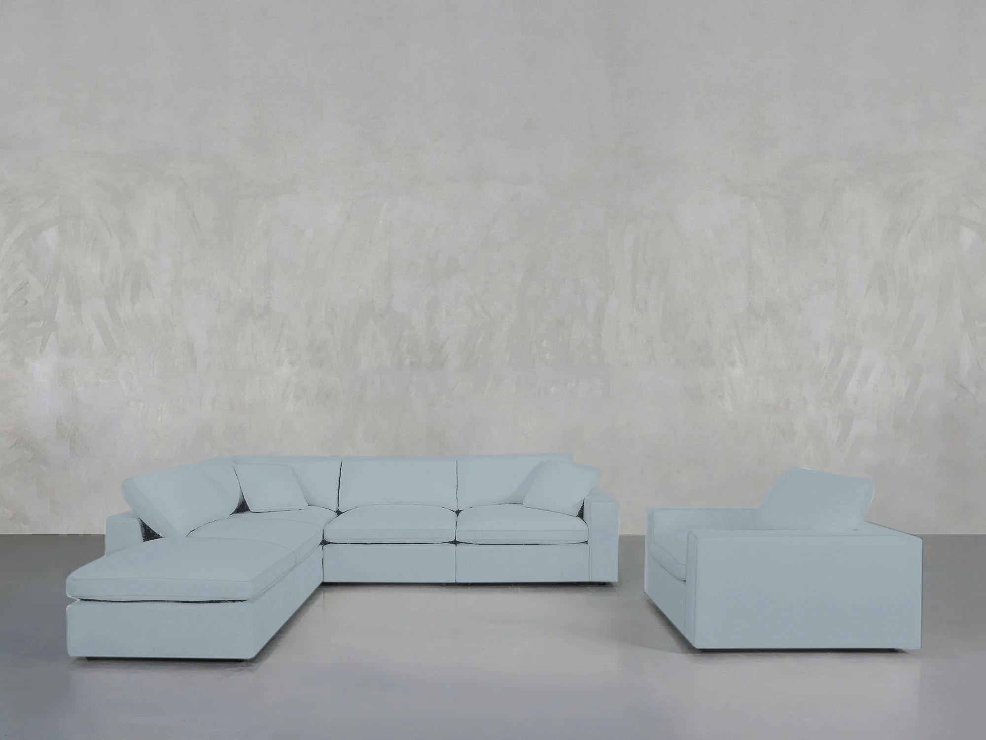 5-1 Sectional & Armchair Set - Image 149