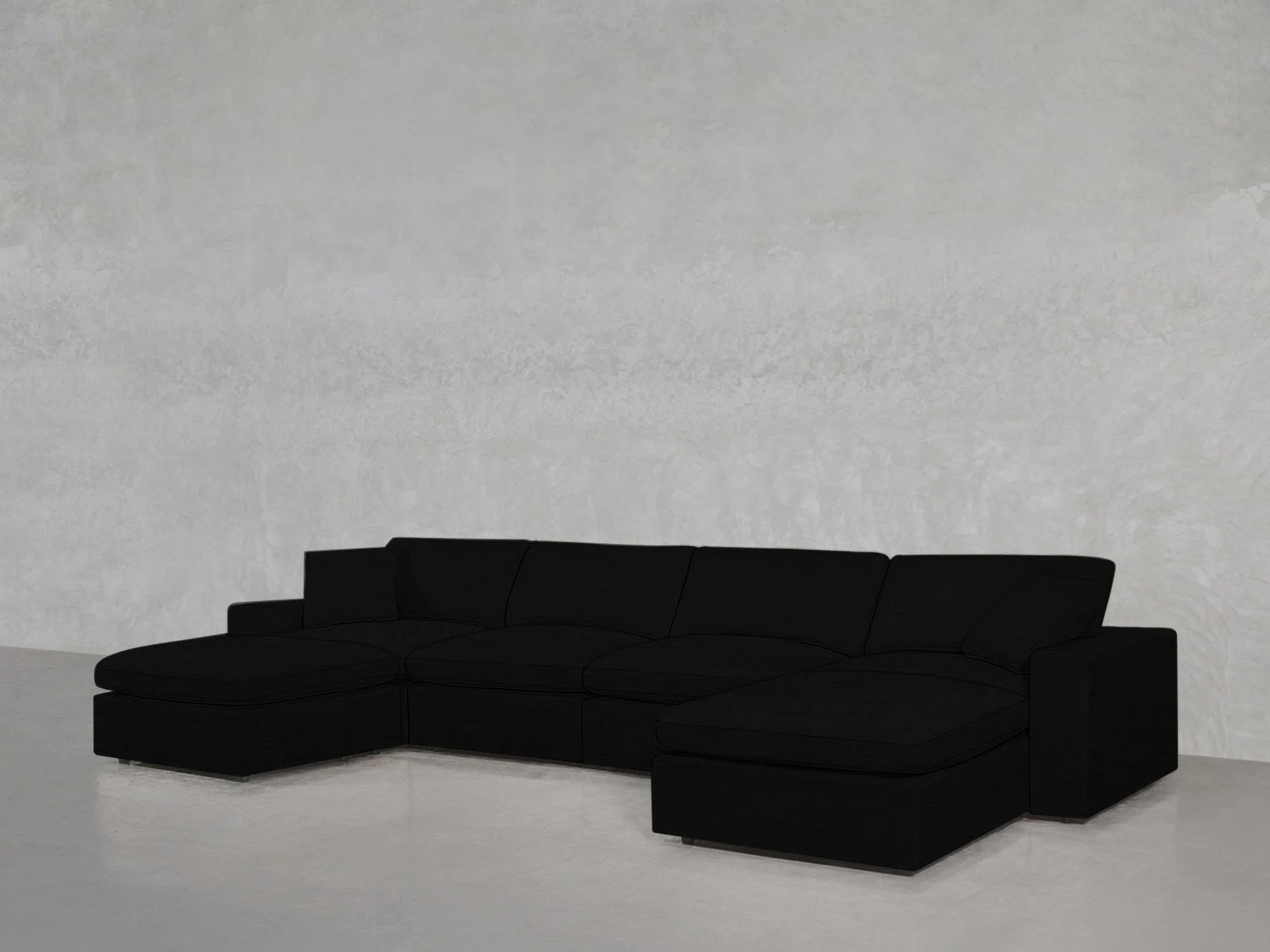 6-Seat Modular Double Chaise Sectional - Image 196