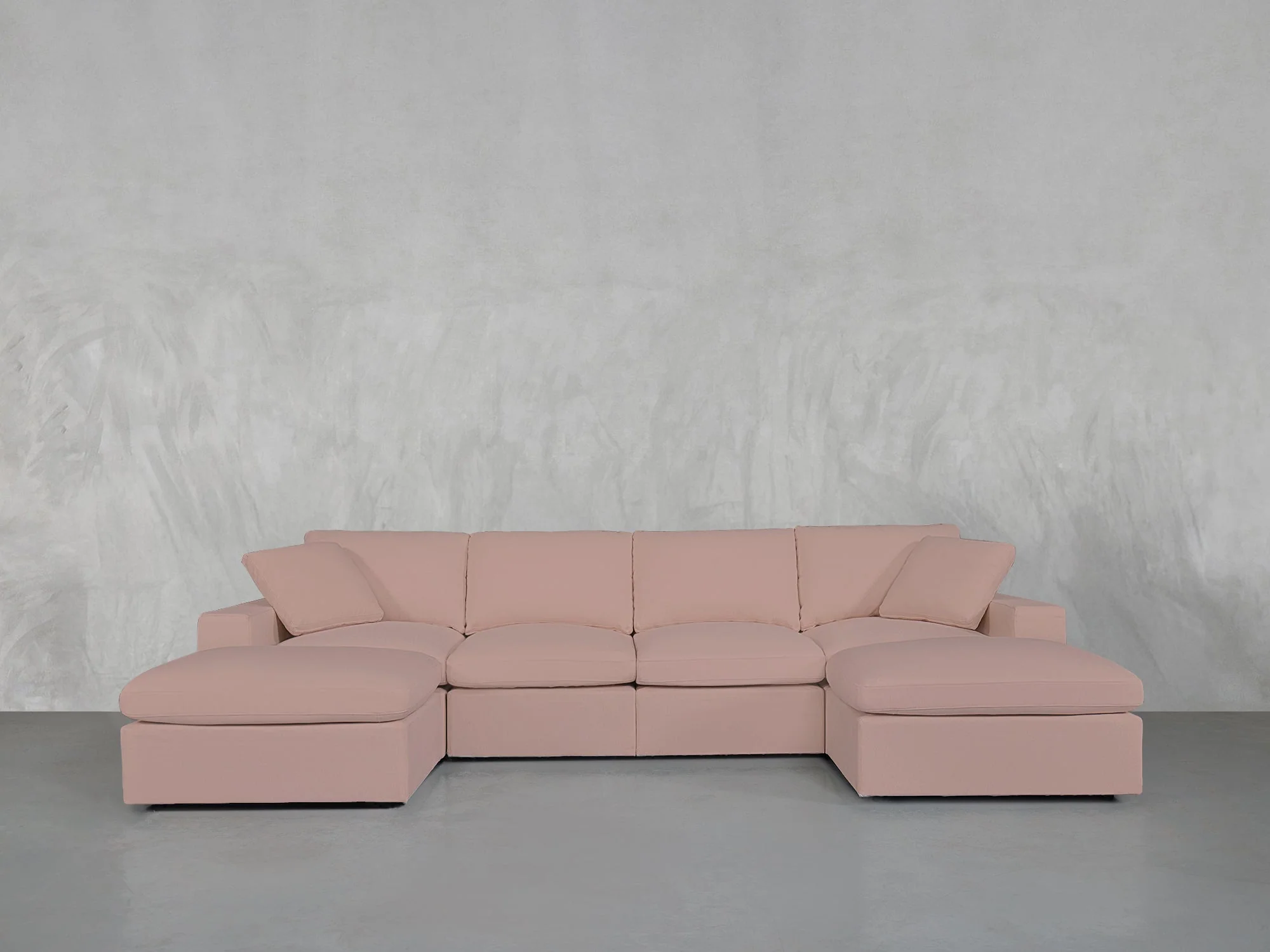 6-Seat Modular Double Chaise Sectional - Image 219