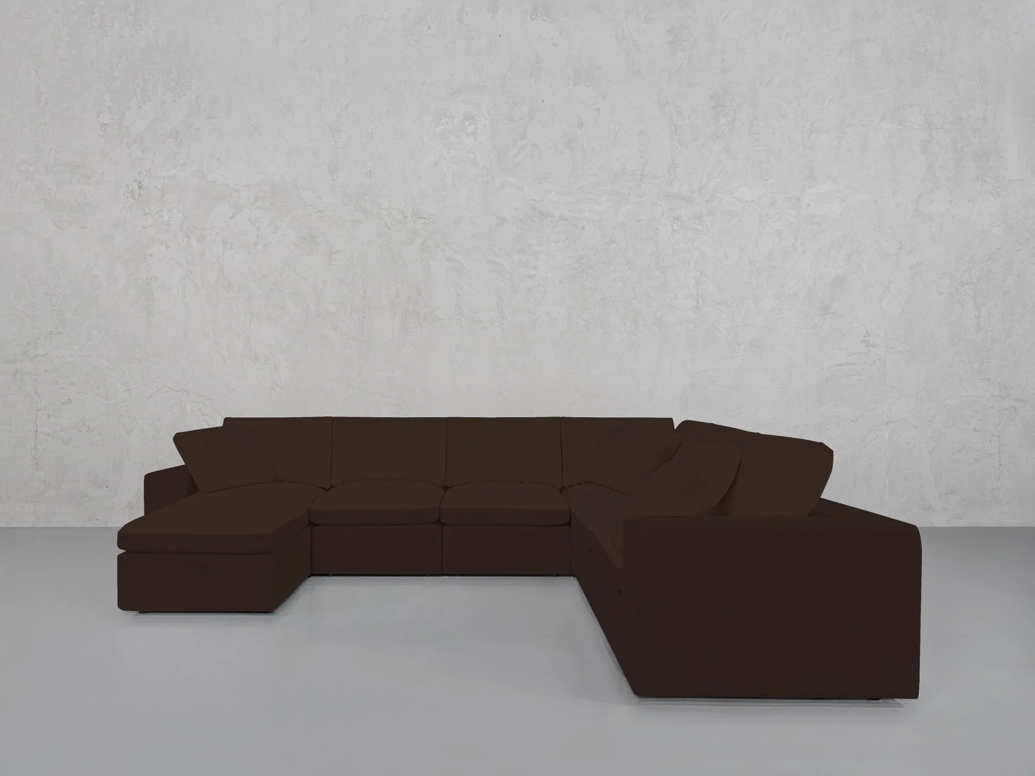 7-Seat Modular Chaise Corner Right Sectional - Image 143